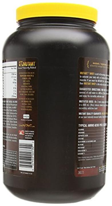 Nährwerte und Zutaten Mutant Whey (1030 g, 1x)