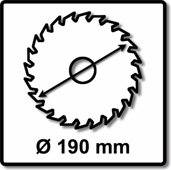 Actual product image Bosch Professional Zubehör Circular saw blade Expert for Wood, 190 x 1.5/1 x 30, 24 teeth