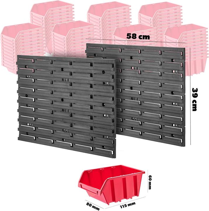Actual product image Kadax Werkstattwandregal