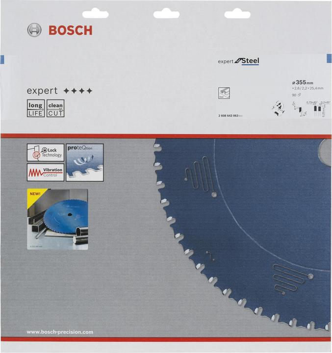 Actual product image Bosch Professional Zubehör Circular saw blade 355 x 25.4 x 2.