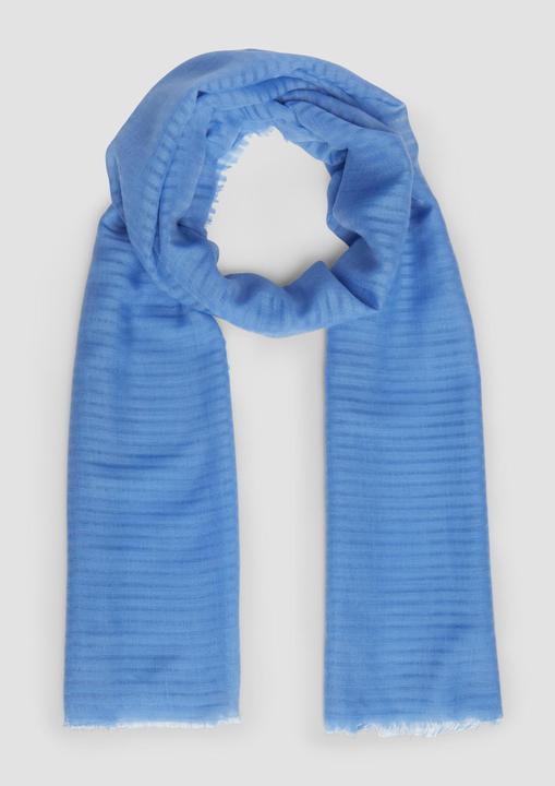 Immagine prodotto s.Oliver Tuch Gestreifter Schal aus Webware mit Fransen