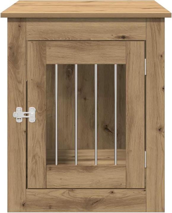 Actual product image vidaXL Dog cage in furniture style Artisan oak 55x75x65 cm wood-based material