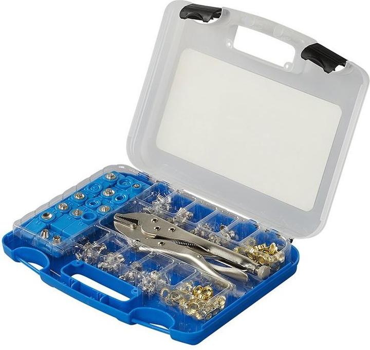 Produktbild ProPlus Ösen- und Druckknopf-Sortiment 275Stck. (275 Schrauben pro Stück)