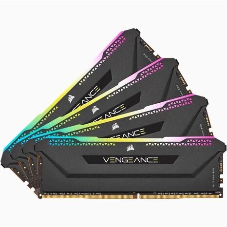 Produktbild Corsair Vengeance RGB Pro SL (4 x 16GB, 3200 MHz, DDR4-RAM, DIMM)