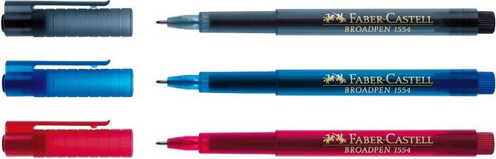 Produktbild Faber-Castell Filzstifte Broadpen Document Schwarz (10 Stück) (Schwarz, 10 x)