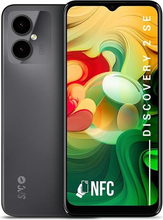 Immagine prodotto SPC Smartphone Discovery 2 SE Octa Core 6 GB RAM 64 GB Schwarz 6,5" (128 GB, Grigio, 6.50", Doppia SIM, 4G)