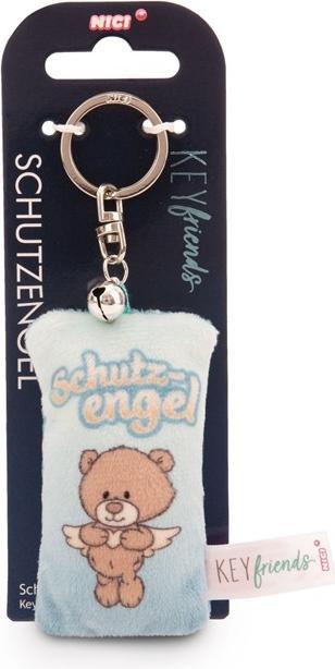 Produktbild Magni NICI Schlüsselanhänger Mini Plüschkissen Schutzengel mit Glöckchen 8cm