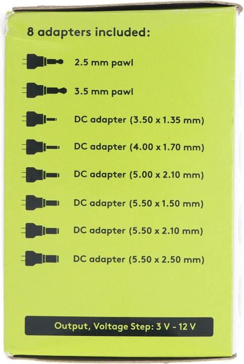 Produktbild Goobay 3 V - 12 V Universal-Netzteil