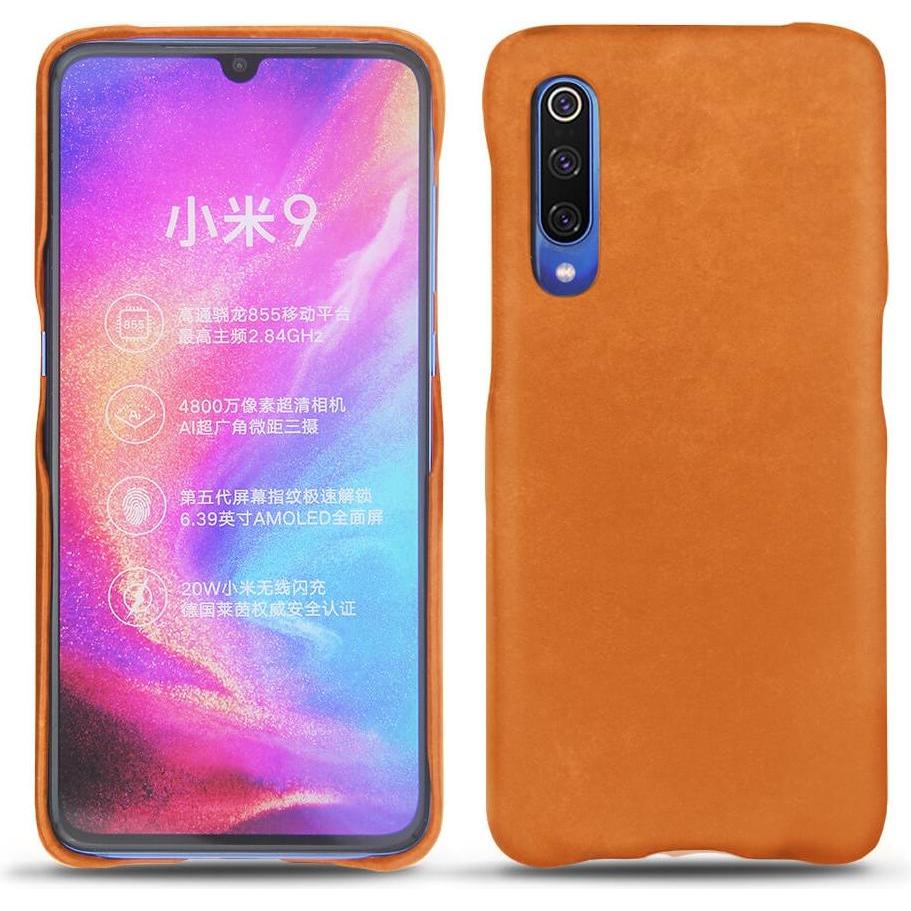 Thumbnail - Noreve Lederschutzhülle (Xiaomi Mi 9), Smartphone Hülle, Orange