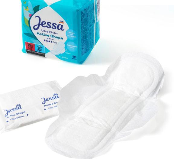 Image du produit dm Jessa Ultra-serviettes Active Shape (Tampons sanitaires)