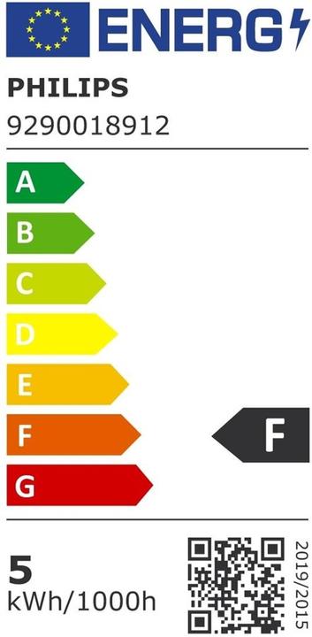 Label énergétique Philips Réflecteur (E14, 4.30 W, 320 lm, 1 x, F)