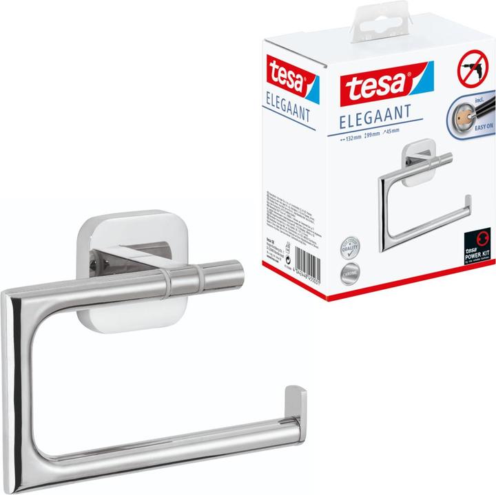 Productafbeelding tesa Toiletpapierhouder ELEGAANT zonder deksel chroom