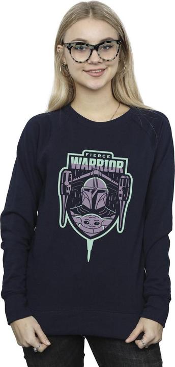 Produktbild Star Wars The Mandalorian Fierce Warrior Patch Sweatshirt (XXL)