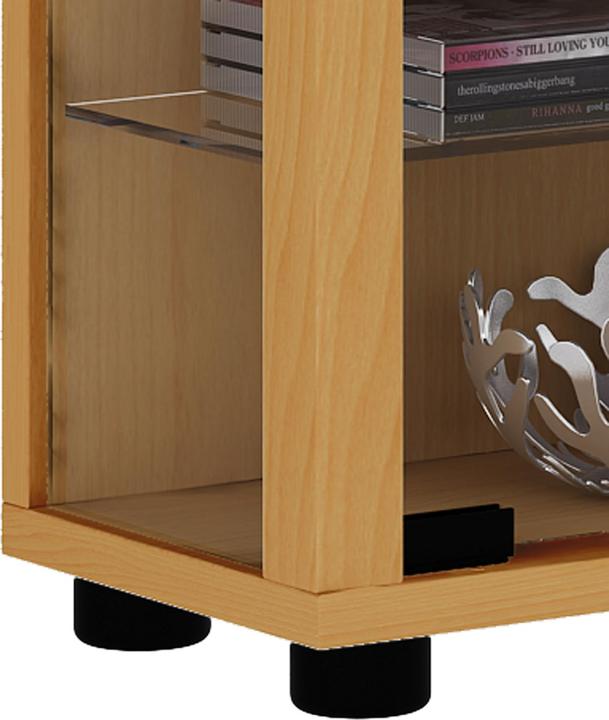 Produktbild VCM Sammel Stand Vitrine Holz Glas Lumo Mini (59 x 18 x 90 cm)