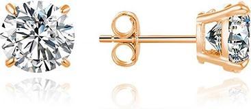 Produktbild Moiss Popular stud earrings with clear zirconia E0001164 - Diameter: 0.8 cm