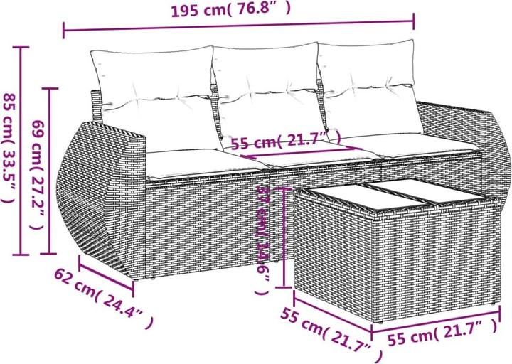 Produktbild vidaXL Hayes