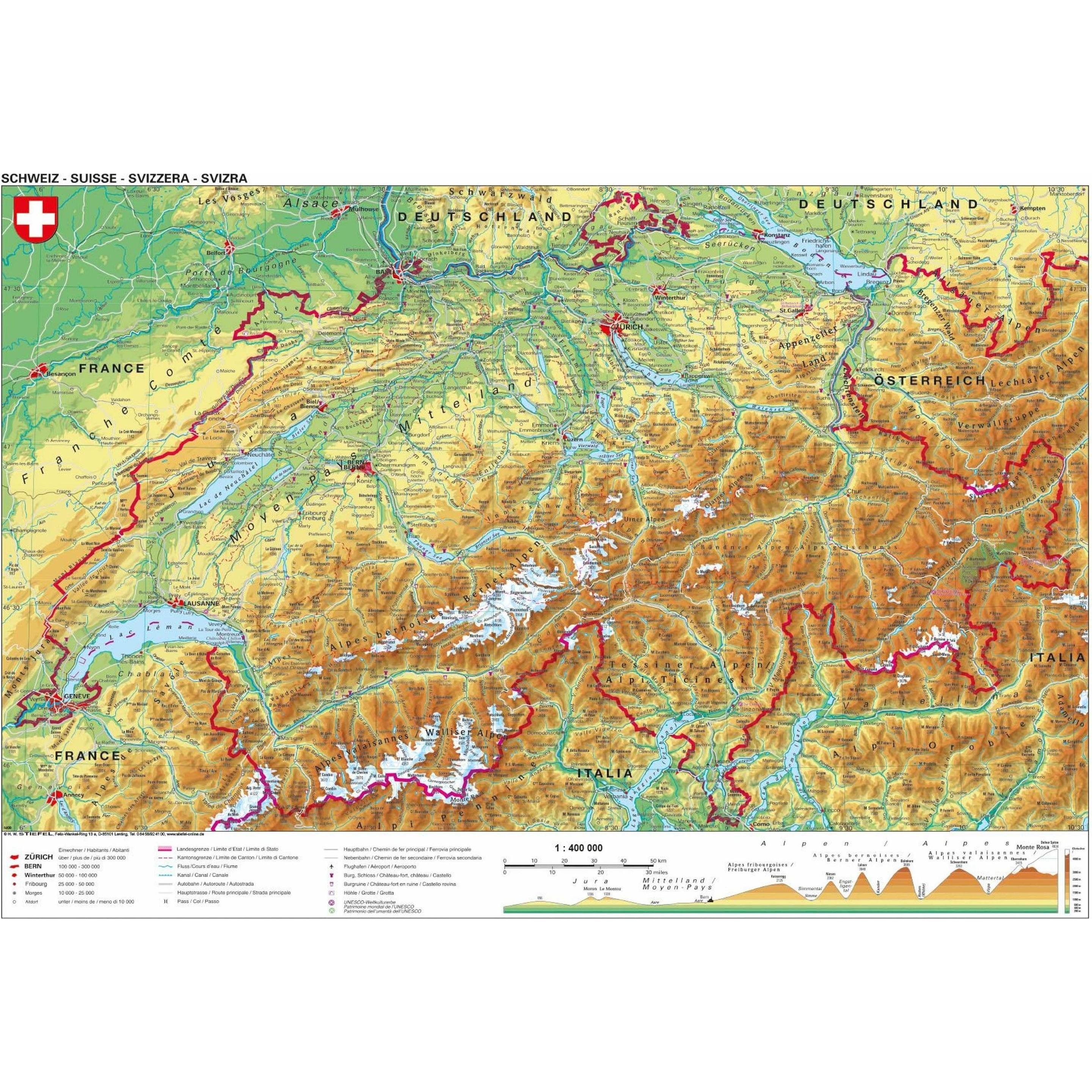 Stiefel Eurocart Stiefel:Schweiz physisch (41286374)