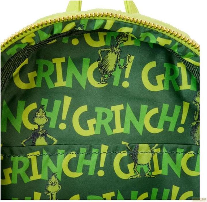 Actual product image Loungefly Dr Seuss by Mini Backpack Grinch Light Up Cosplay