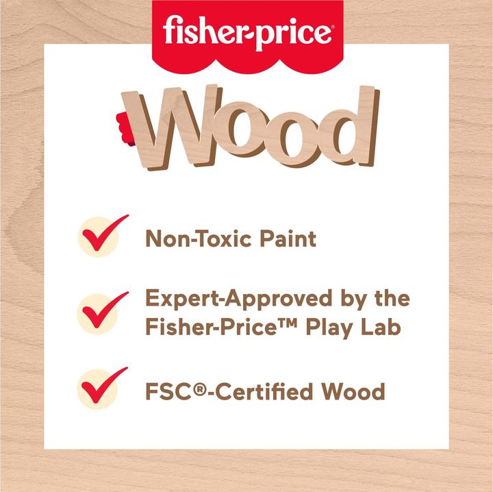 Immagine prodotto Fisher-Price Gioco in legno per fare il bau bau