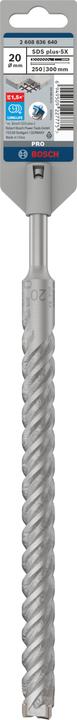 Actual product image Bosch Zubehör PRO SDS plus-5X hammer drill bit, 20 x 250 x 300 mm (up to 20 millimetres)