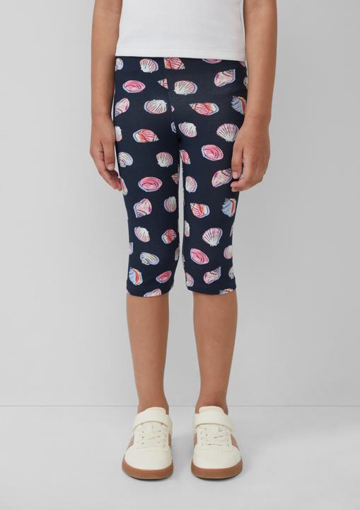 Produktbild S.Oliver Leggins Capri-Leggings aus Baumwollmix mit All-over-Print (134)