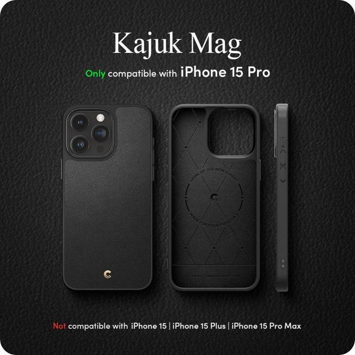 Image du produit Cyrill Kajuk MAG iPhone 15 Pro 6.1" Magsafe czarny/black ACS06769 (Apple iPhone 15 Pro)