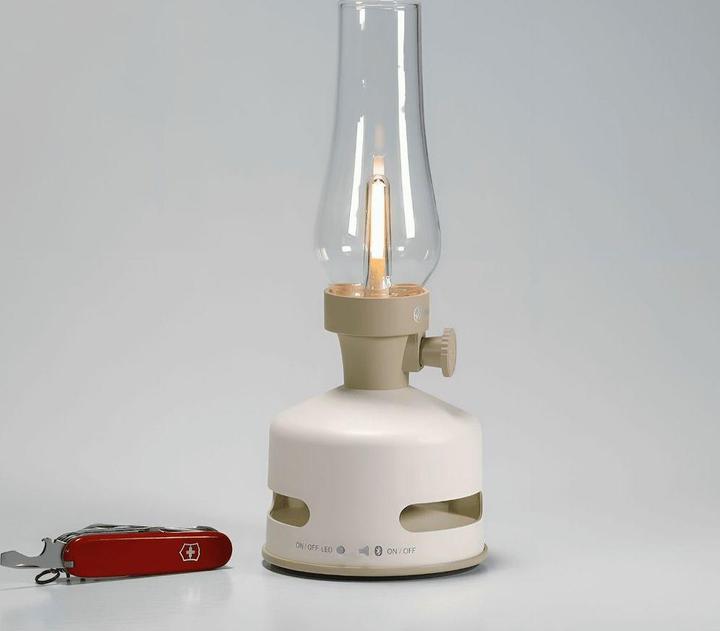 Image du produit MoriMori Lampe design avec haut-parleur (blanc perle)