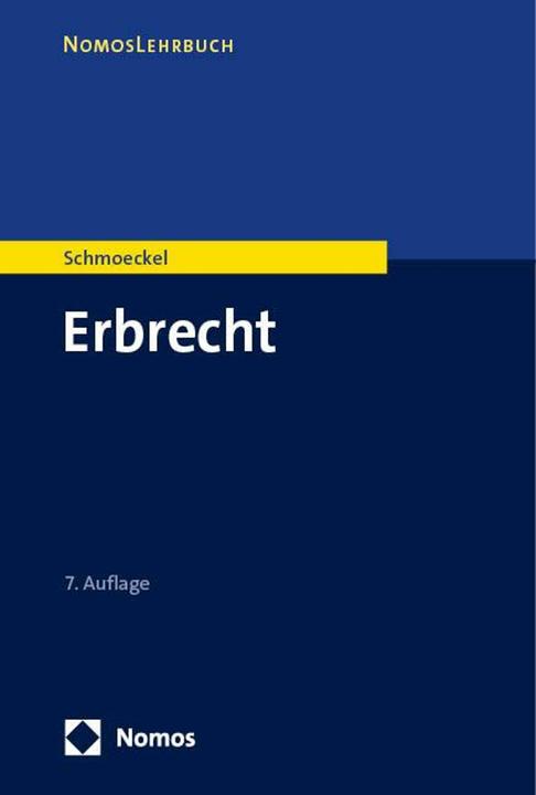 Actual product image Erbrecht (German, Mathias Schmoeckel, 2024)