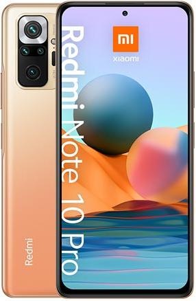 Produktbild Xiaomi Redmi Note 10 Pro (128 GB, Gradient Bronze, 6.67", Dual SIM, 108 Mpx, 4G)