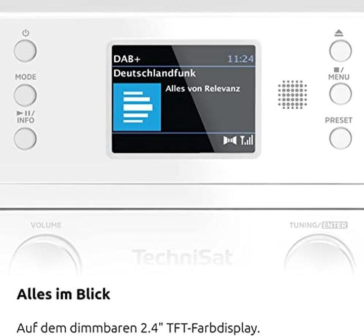 Produktbild TechniSat 370 CD IR (DAB+, Internetradio, WLAN, Bluetooth)