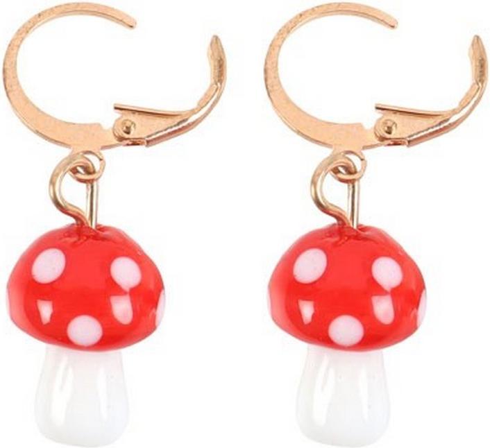Produktbild Something Different Fliegenpilz Ohrringe (100% synthetisches Material)