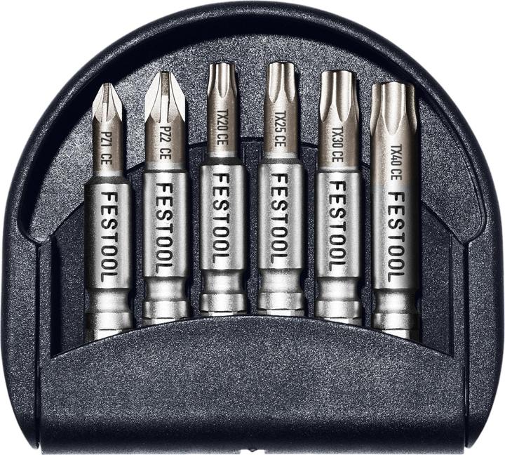 Festool Bit-Sortiment CENTRO Bit-Set 1 (TX25, PZD 1, TX30, TX 2, TX40, TX20)
