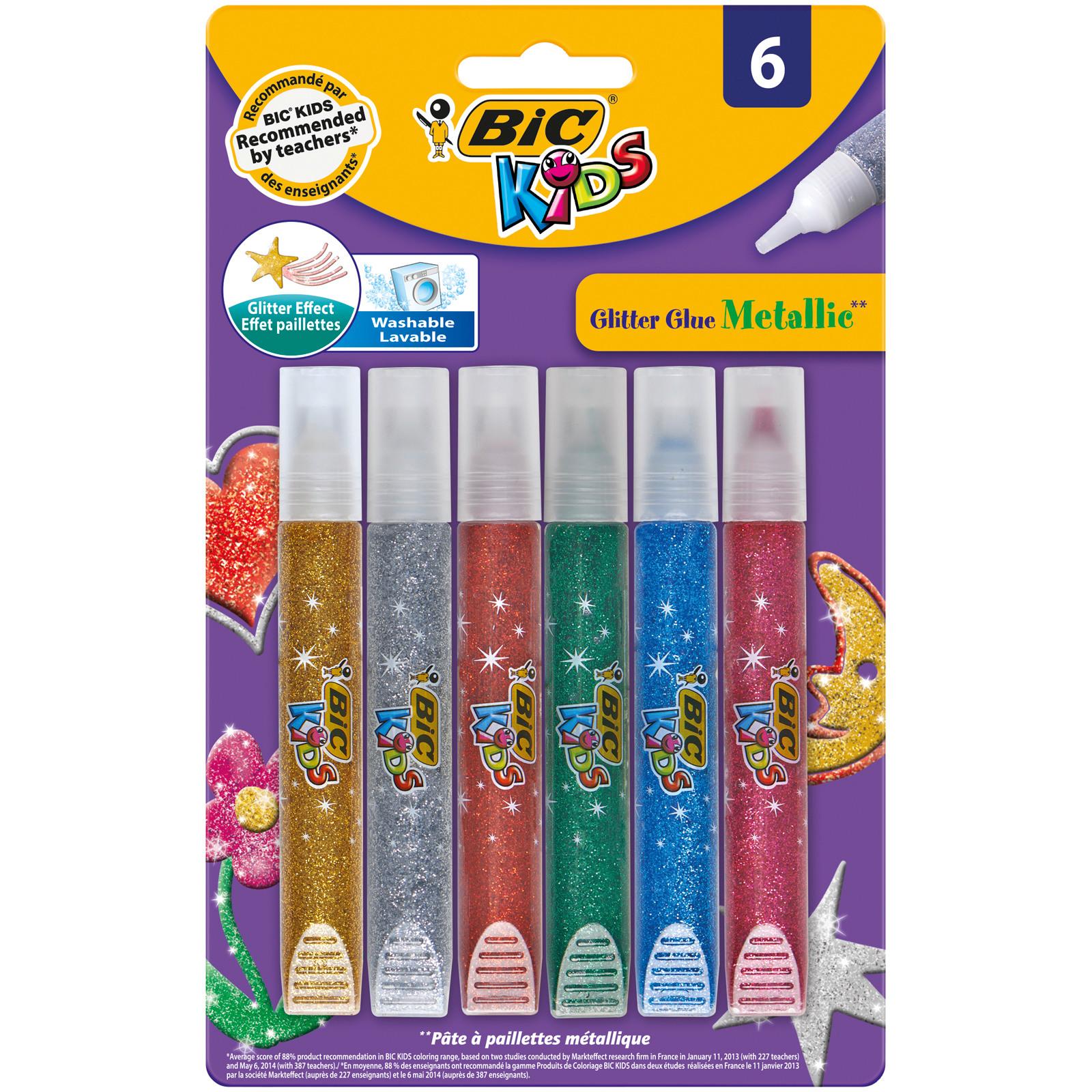 Bic, Klebstoff, Kids Glitter Klebstoff Metallic