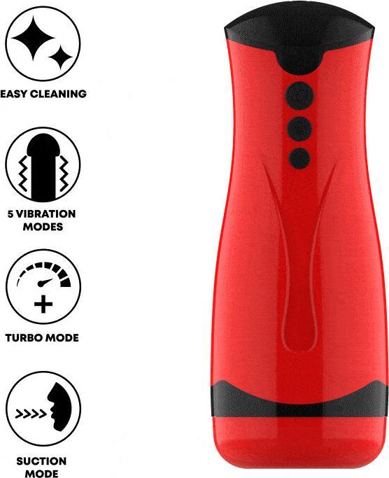 Actual product image Jamyjob Dameron Suction And Vibration Masturbator