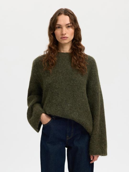Actual product image Selected Slfgabriella Ls Knit New O-Neck Noos (XS)
