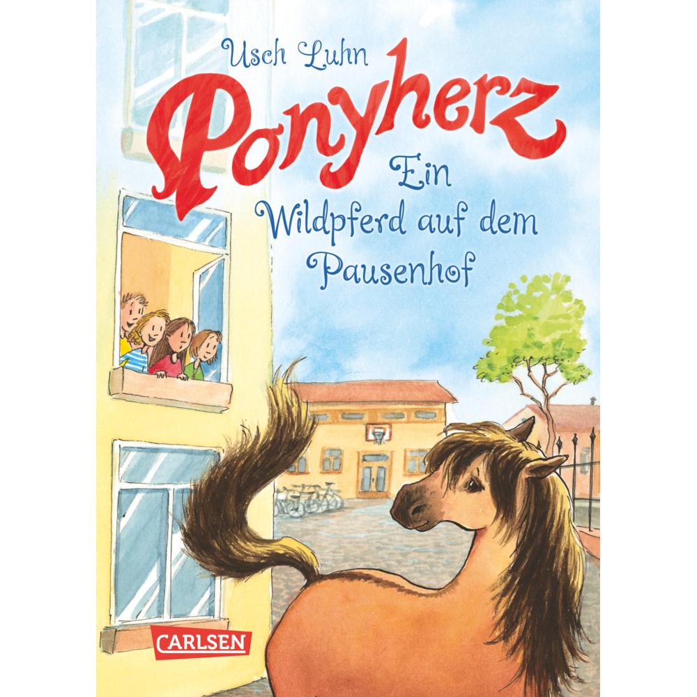 Ein Wildpferd auf dem Pausenhof, Kinderbücher von Usch Luhn, Franziska Harvey