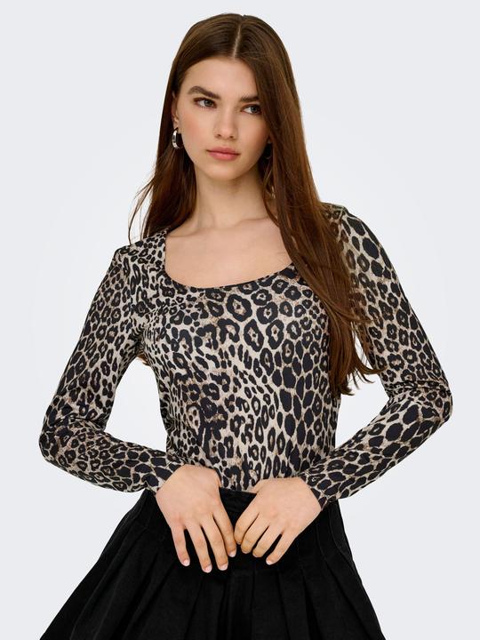 Produktbild Only Onllone Aop L/S Two Way Top Jrs (S)