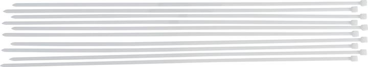 Image du produit BGS Assortiment de colliers plastique blanc 8,0 x 800 mm 10 pièces (Serre-câbles en plastique, 800 mm, 10 pcs)