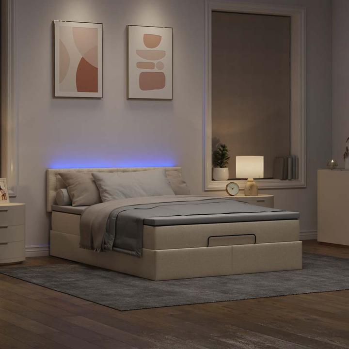 Produktbild vidaXL Ottoman-Bett (140 x 190 cm)