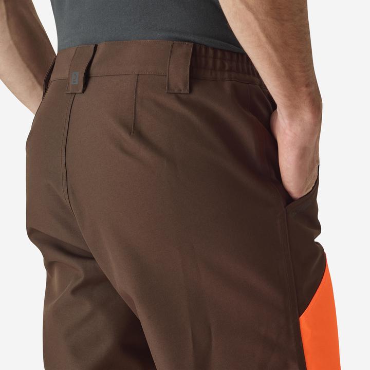 Produktbild Solognac Jagdhose Regenhose Renfort 500 orange/braun (L)