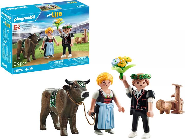 Immagine prodotto Playmobil Cerimonia di premiazione del re del wrestling (71574, Playmobil La mia vita)