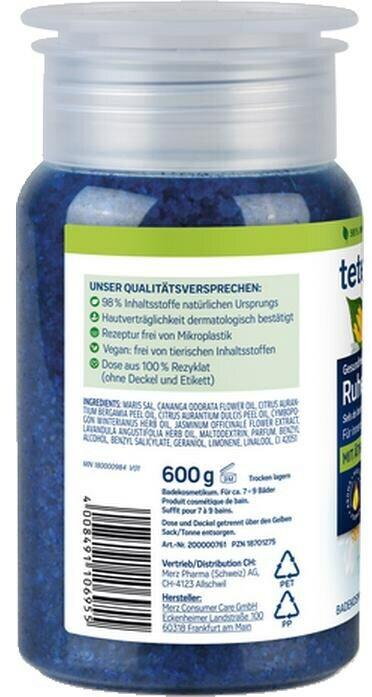 Actual product image Tetesept Rest & relaxation (Bath salts, 705 g)