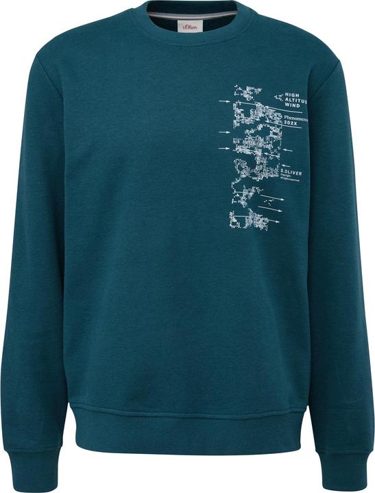 Produktbild s.Oliver Sweatshirt Sweatshirt mit Frontprint (S)