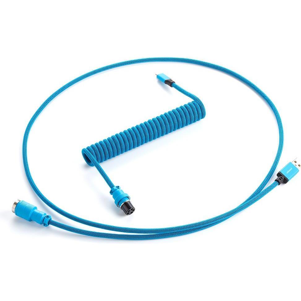 CableMod Pro Coiled Keyboard Cable USB-C zu USB Typ A, Specturm (1.50 m, USB 2.0), USB Kabel