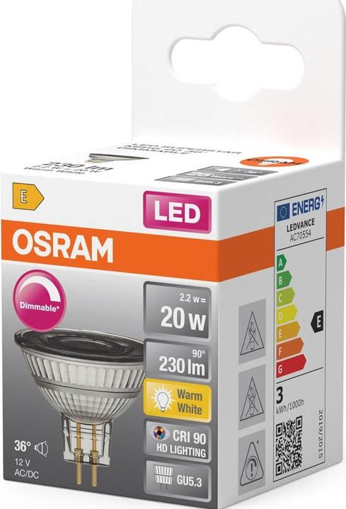 Actual product image Osram LED illuminant 4099854456855 (GU5.3, 230 lm, 1x)