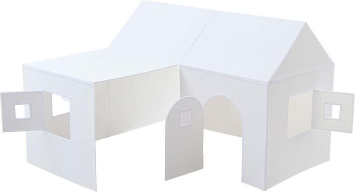 ImagiNew Playhome - Ridipingere e pulire sempre di nuovo – Casetta giocattolo per bambini, accessori rialzati (4 componenti da 80 cm x 40 cm