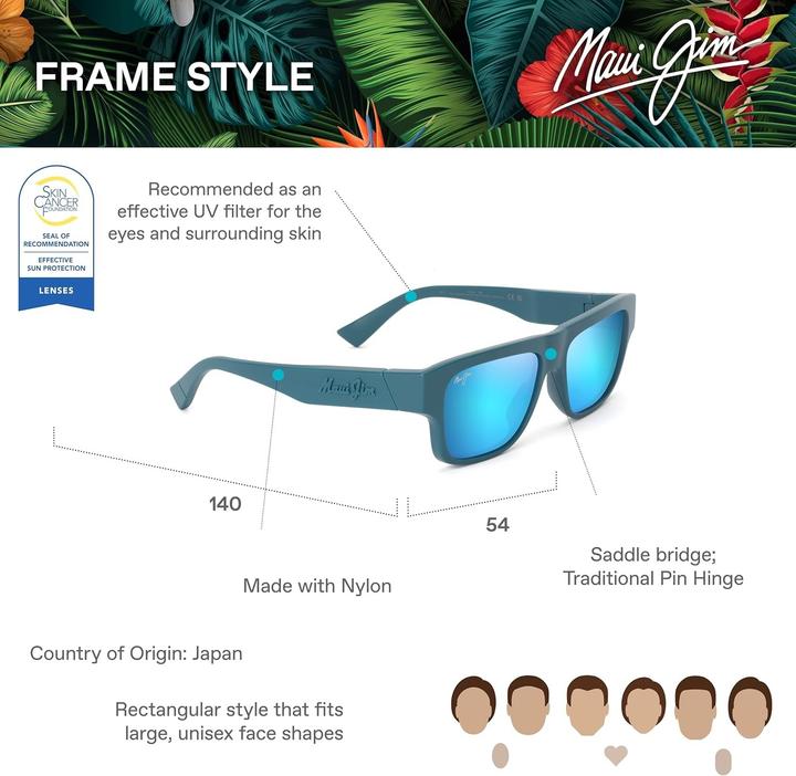 Actual product image Maui Jim Blue Sunglasses