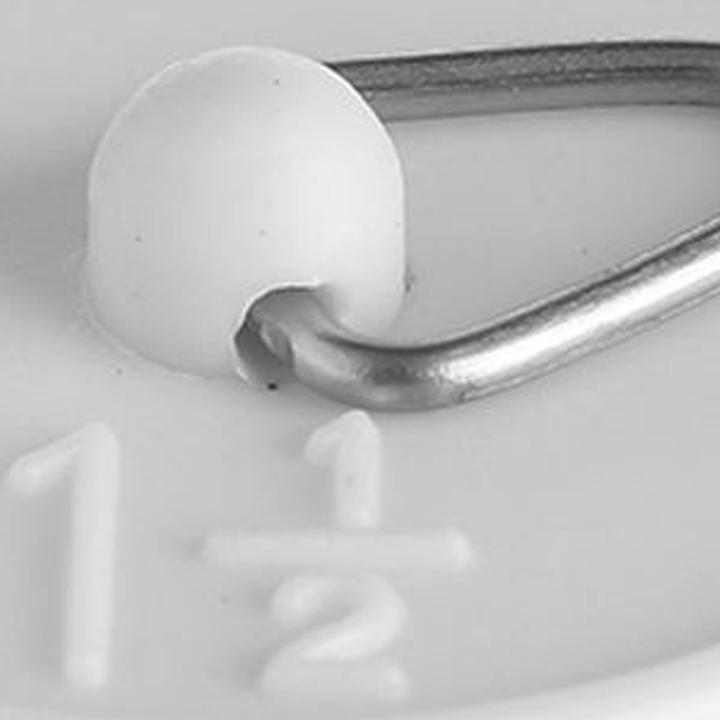 Actual product image Universal Textiles 1 1/2" White Rubber Plug 38mm