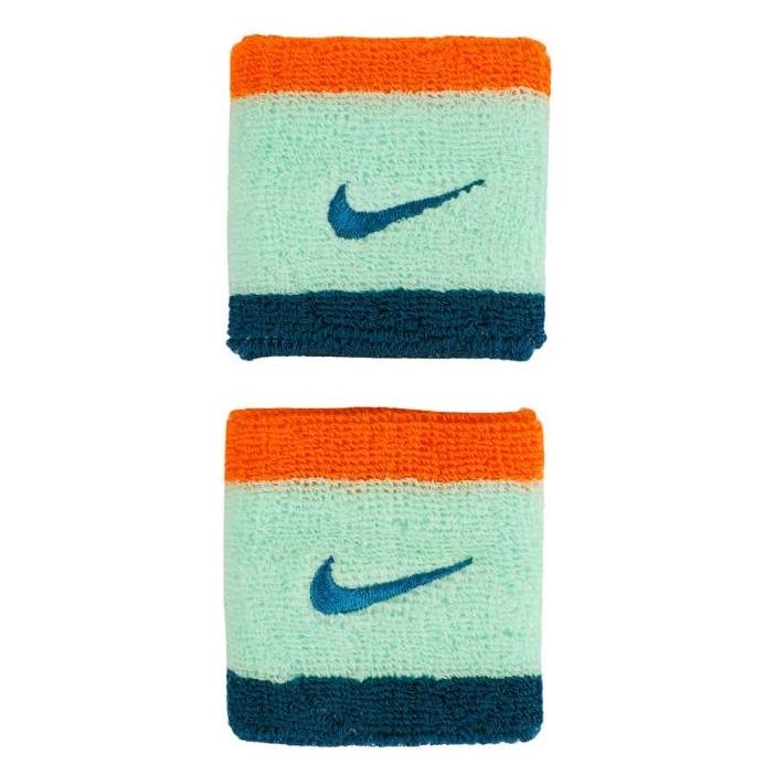 Nike, Unisex, Lastape, Swoosh Wristbands 2 Pack Green N1012405322, Groen