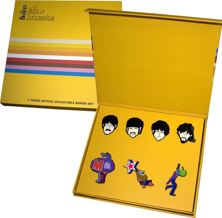 Actual product image The Beatles Yellow Submarine Characters Badge Set (Pack of 7)